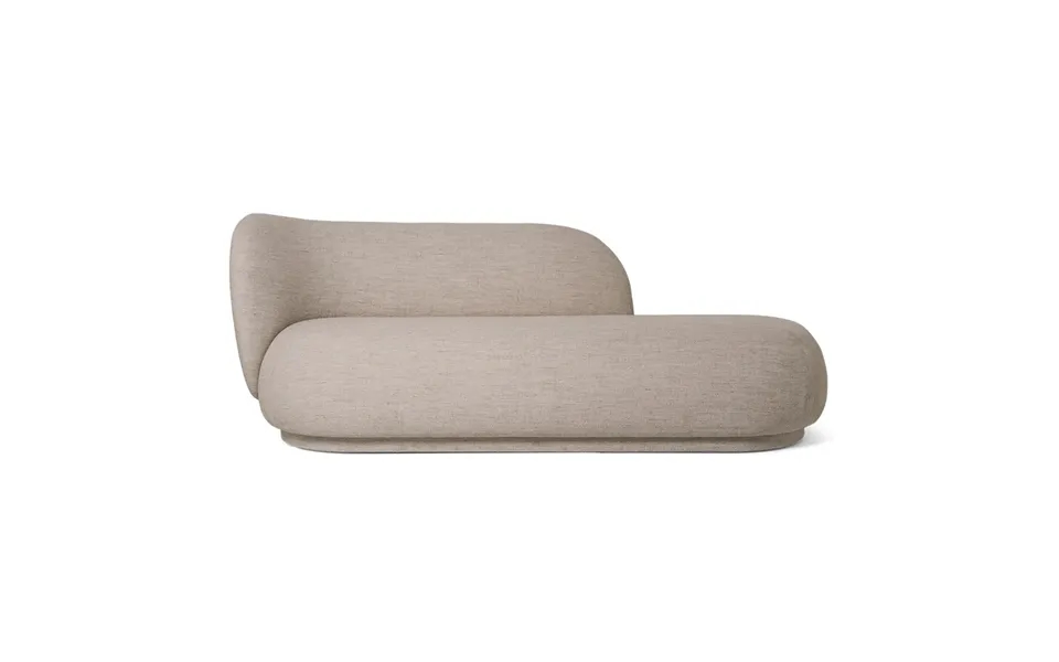 Ferm Living Rico Divan Chaise Bouclé Left Sand