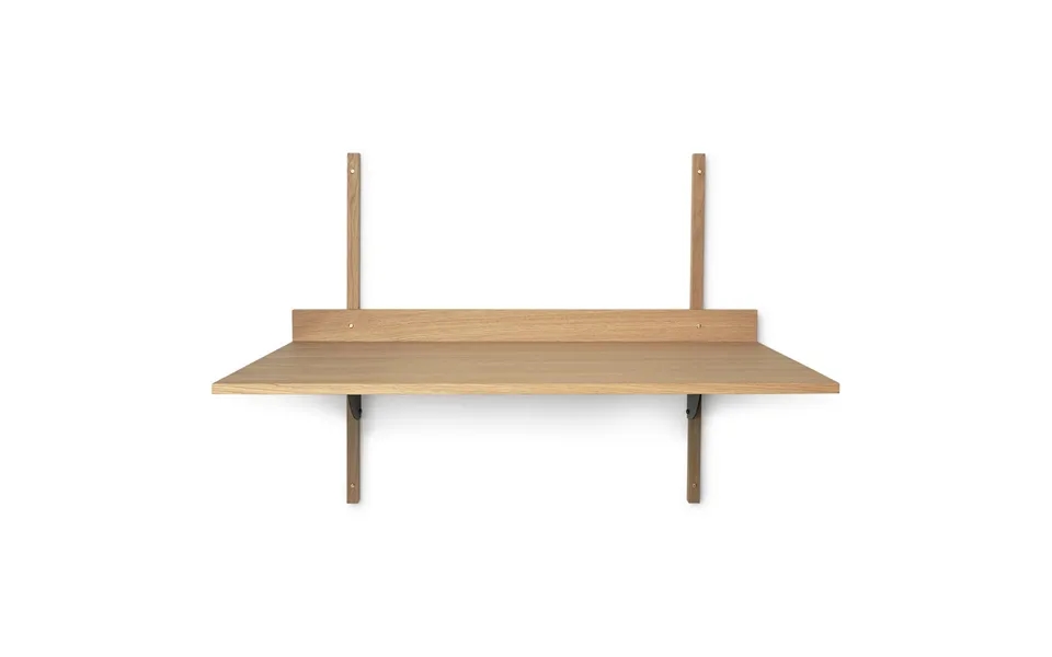 Ferm Living Sector Desk Oak-black Brass