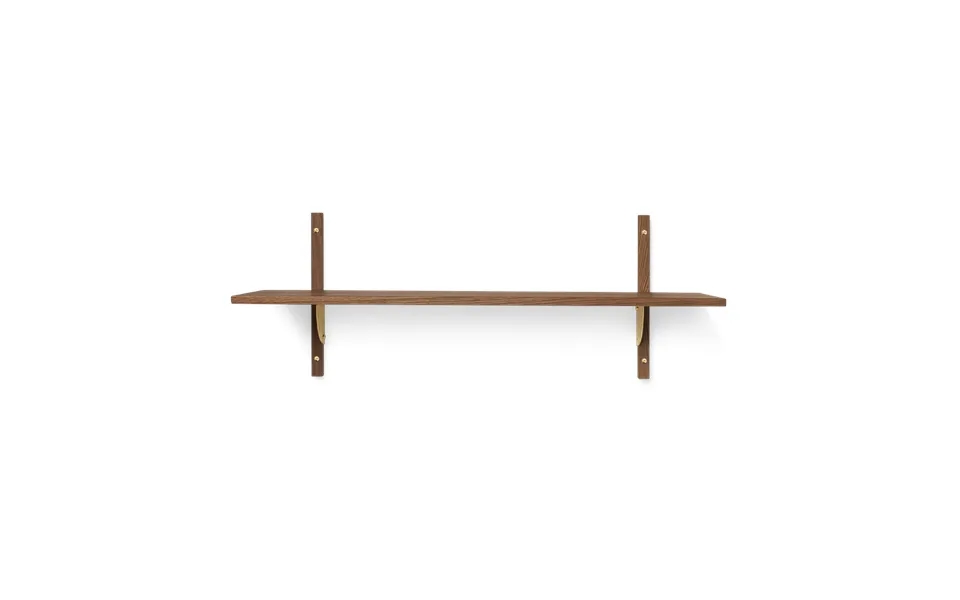 Ferm Living Sector Shelfl S Smoked Oak - Brass