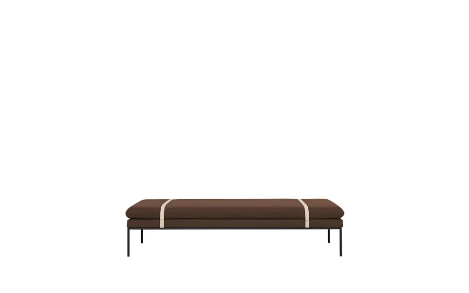 Ferm Living Turn Day Bed Fabric Fiord By Kvadrat Rust. Black Stand