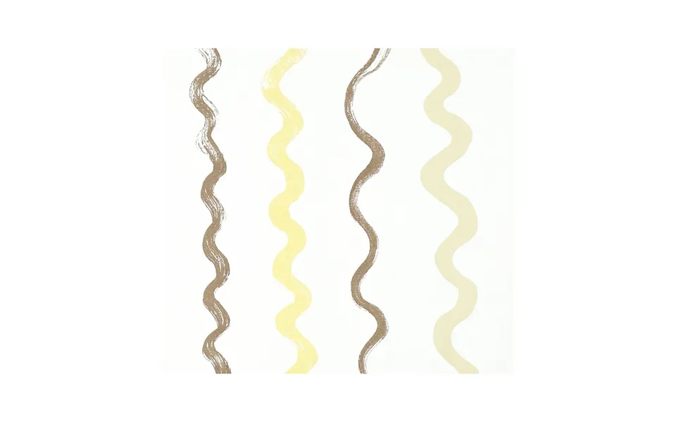 Fine Little Day Randig Oilcloth White-yellow