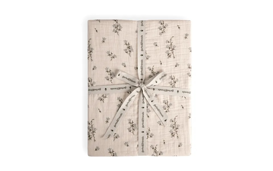 Garbo&friends Bluebell Muslin Fitted Sheet 180x200x30 Cm