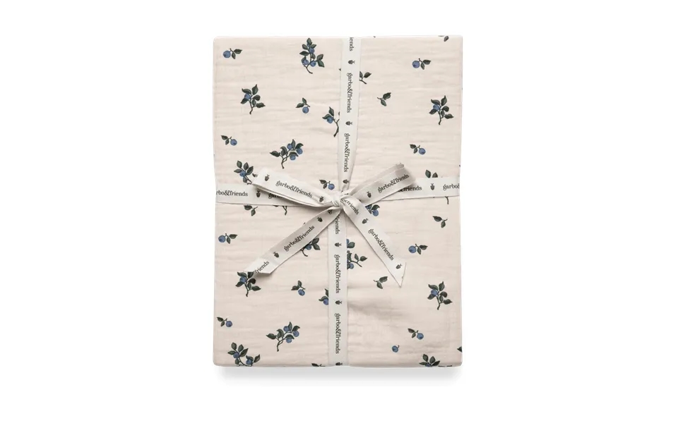 Garbo&friends Blueberry Muslin Fitted Sheet 180x200x30 Cm