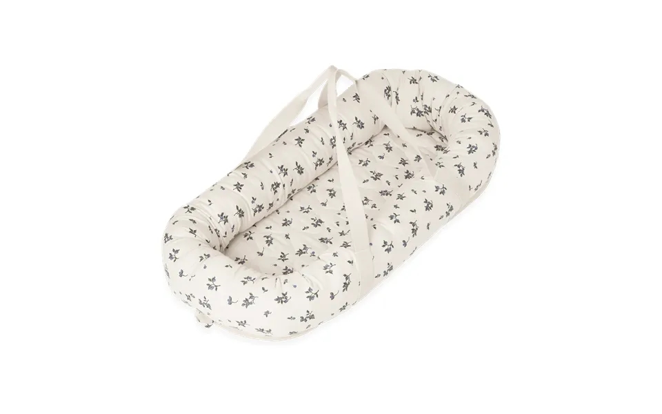 Garbo&friends Blueberry Satin Quilted Baby Nest 43x87x16 Cm