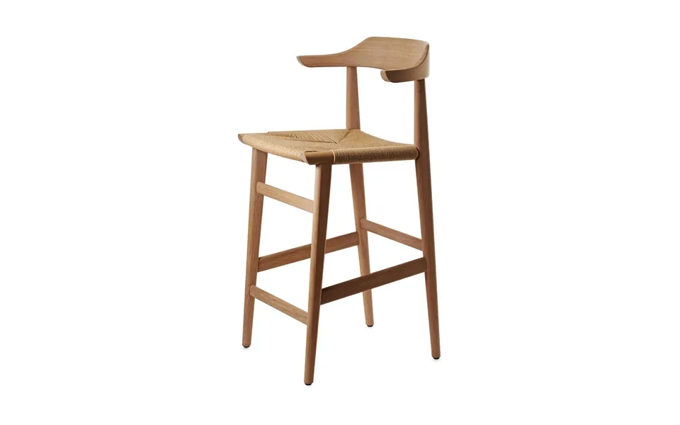 Gärsnäs Hedda Bar Stool Oak-natural-paper Cord Natural
