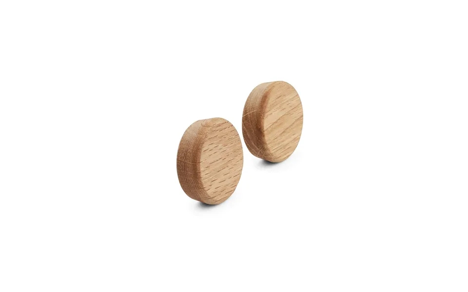 Gejst Flex Button Knobs For Magnetic Strip 2-pack Oak
