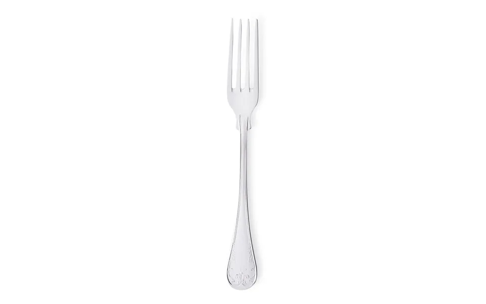 Gense Gammal Fransk Table Fork Silver Nickle 18.6 Cm