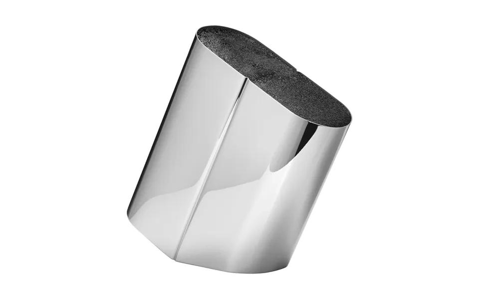 Georg Jensen Alfredo Knife Block Stainless Steel-silver