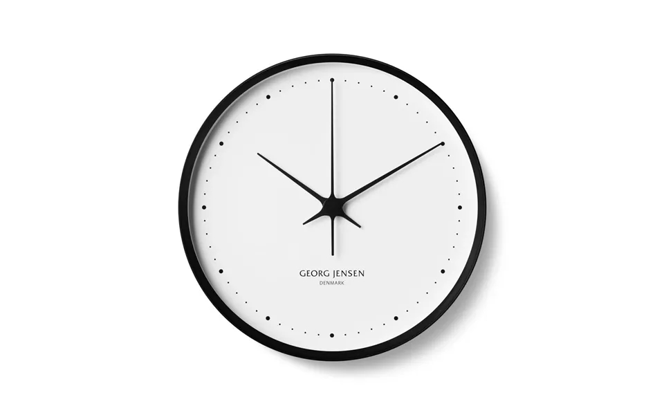Georg Jensen Henning Koppel Wall Clock Ø 30 Cm Black-white