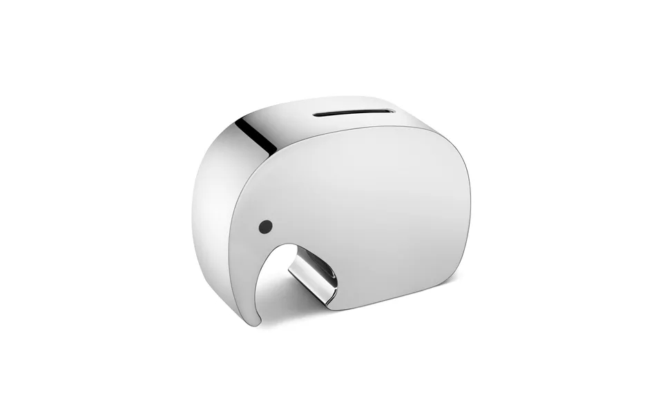 Georg Jensen Miniphant Money Box 6x8,7 Cm Stainless Steel