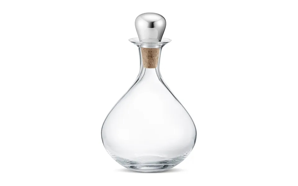 Georg Jensen Sky Wine Carafe With Cork 145 Cl Stainless Steel