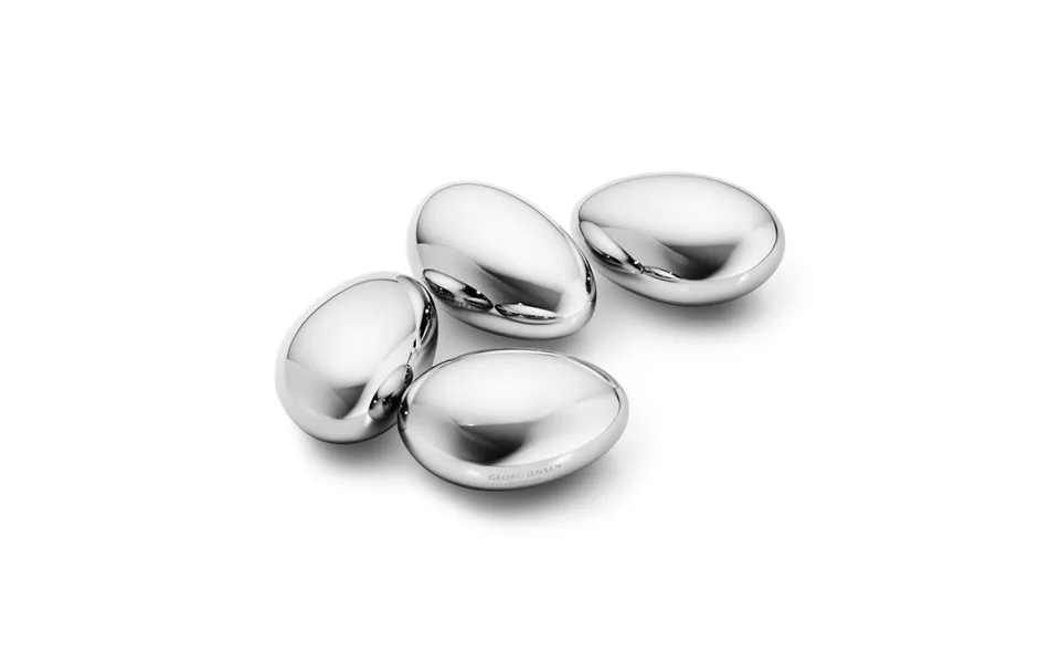 Georg Jensen Sky Wiskey Stones 4-pack Stainless Steel