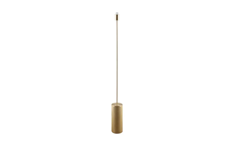 Globen Lighting Rib Lamp Stand Floor Brushed Brass