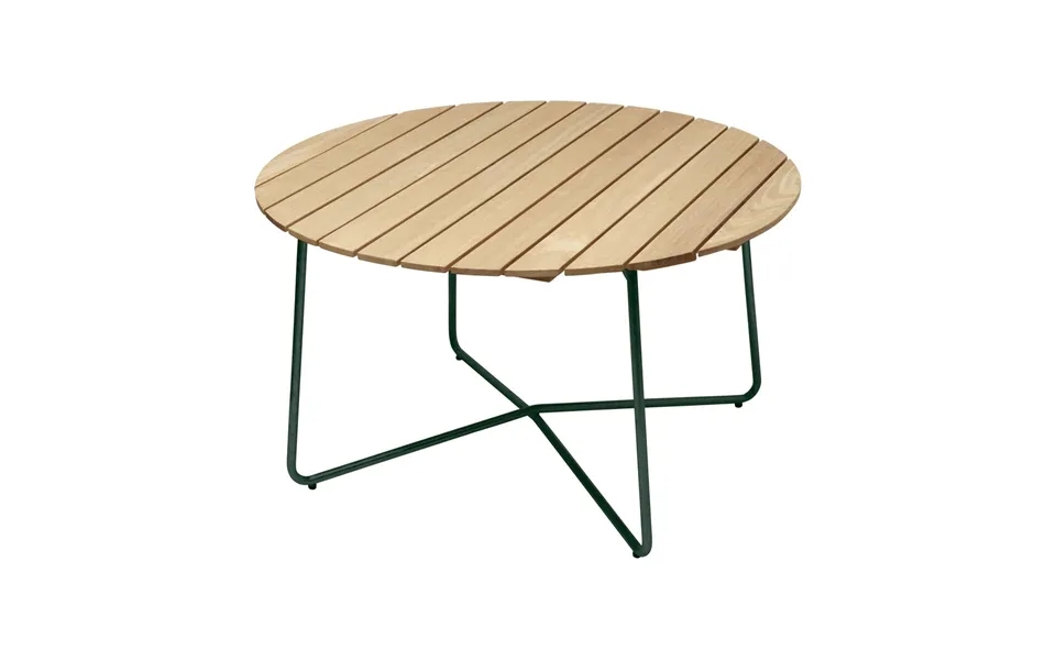 Grythyttan Stålmöbler 9a Dining Table Oiled Pine-green - Ø120 Cm