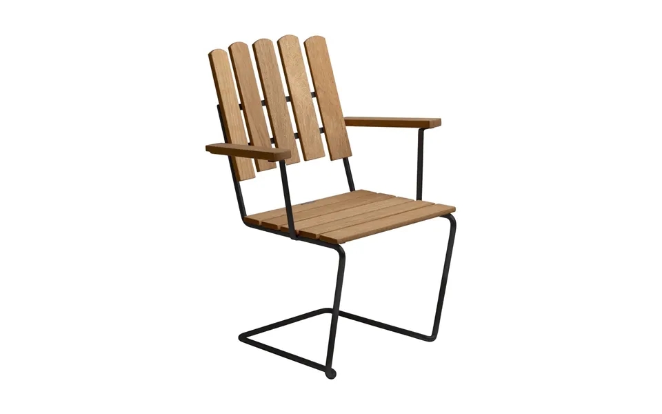 Grythyttan Stålmöbler A2 Armchair Oiled Oak-black