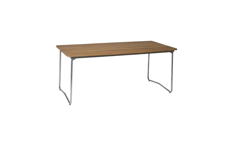 Grythyttan Stålmöbler B31 Dining Table Teak-hot-dip Galvanized Stand