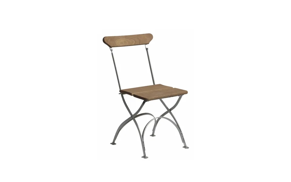 Grythyttan Stålmöbler Bryggeri Chair Oak Oil-hot-dip Galvanized Stand