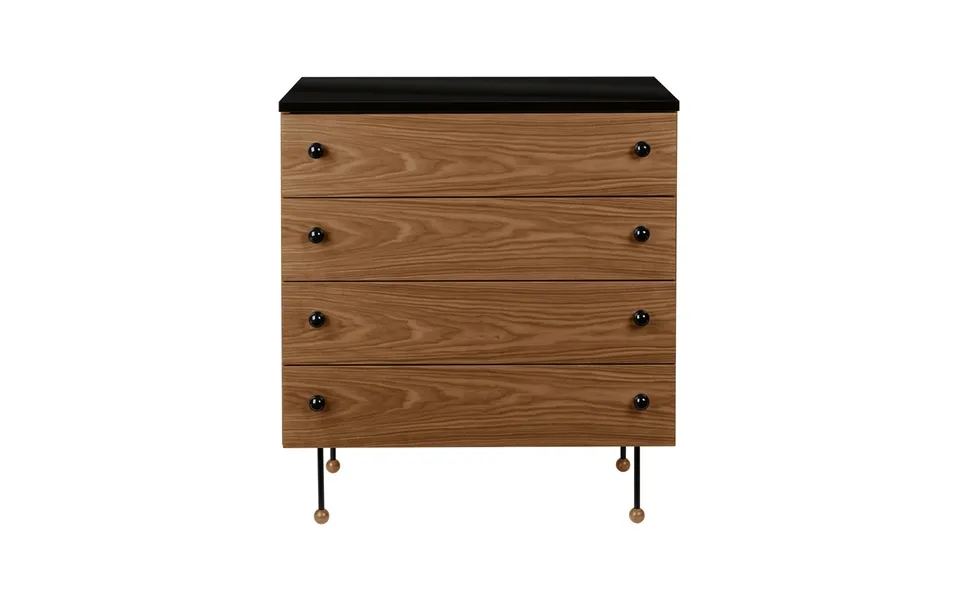 Gubi 62 Dresser American Walnut - 4 Drawers