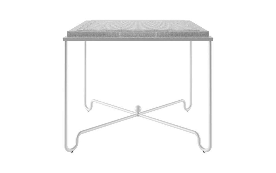 Gubi Tropique Table 90x90x75 Cm Classic White Semi Matt