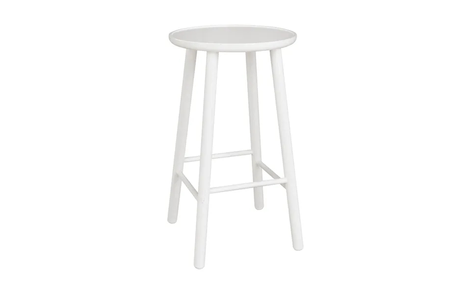Hans K Zigzag Bar Stool 63 Cm White Birch