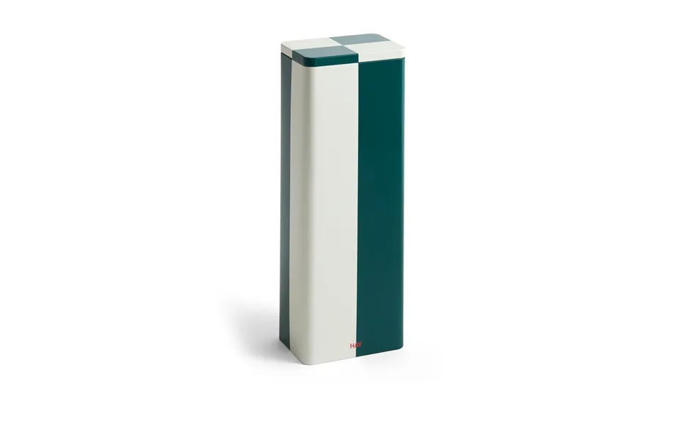 Hay Hay Tin Container Slim Green-off White