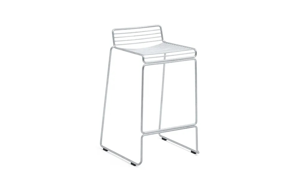 Hay Hee Low Barstool 65 Cm Galvanized