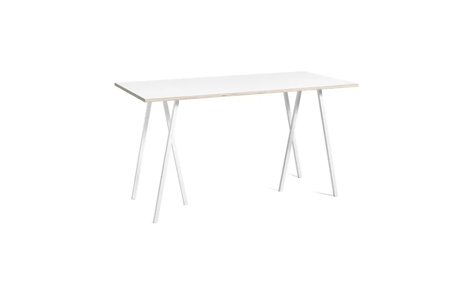 Hay Loop Stand Incl. Support Bar Table 87,5x180 Cm White-white Laminate-plywood