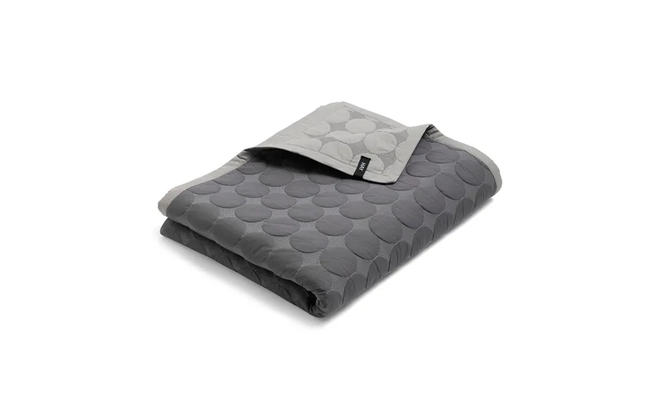 Hay Mega Dot Bedspread Organic 235x245 Cm Dark Grey