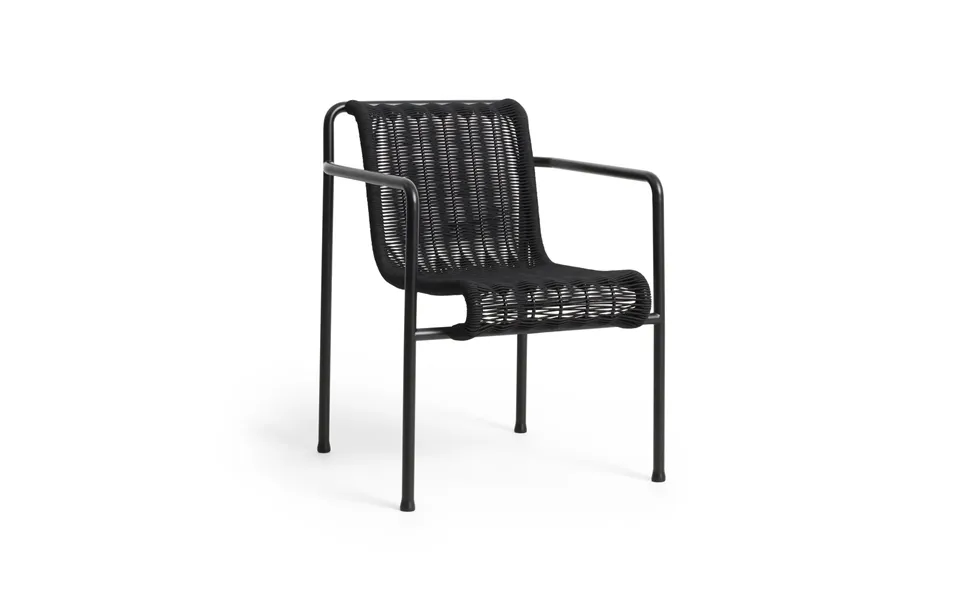 Hay Palissade Cord Dining Armchair Anthracite