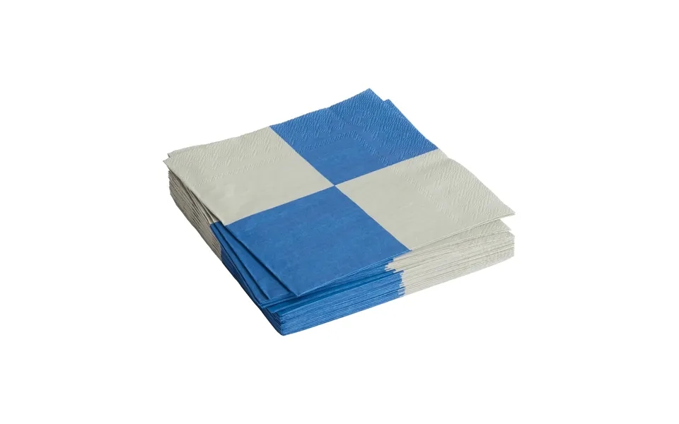 Hay Pattern Dinner Check Napkin 40x40 Cm 20-pack Grey-blue L