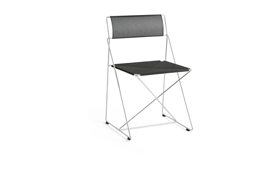 Hay X-line Indoor Outdoor Chair Black-hot Galvanized