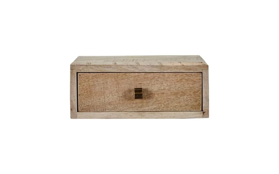 House Doctor Bedsi Side Table Shelf 25x35x14 Cm Natural