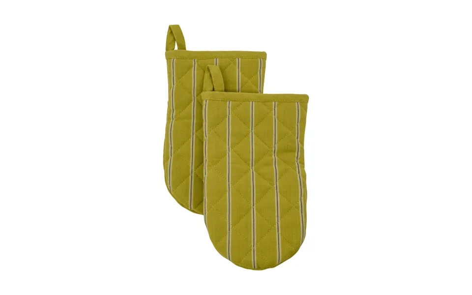 House Doctor Chef Oven Mitt 14x24 Cm 2-pack Mustard Yellow