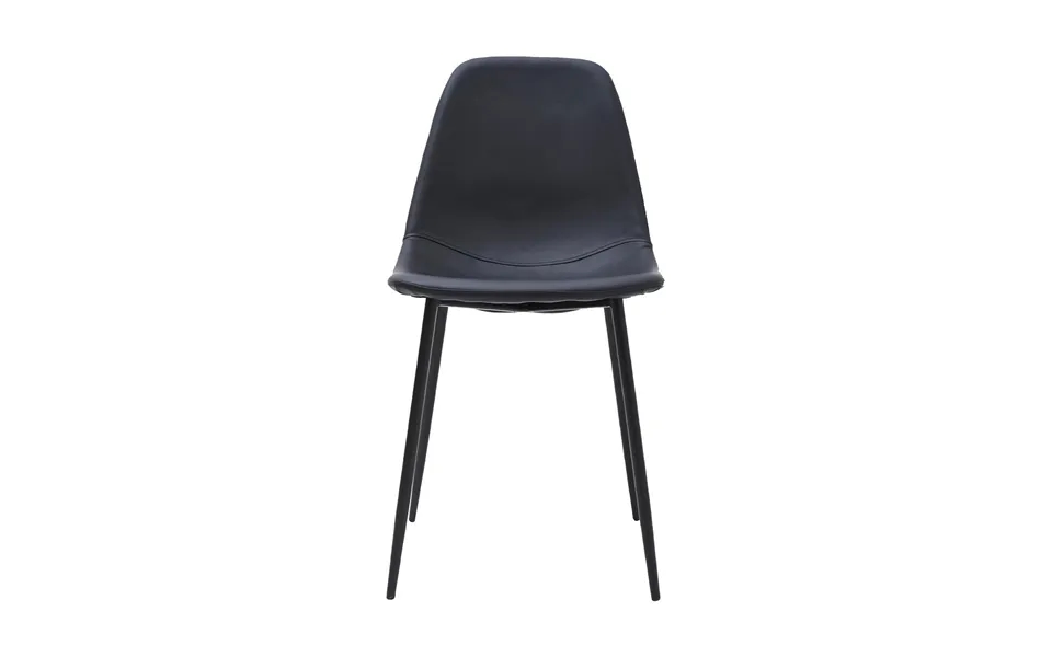 House Doctor Found Chair Pleather Black