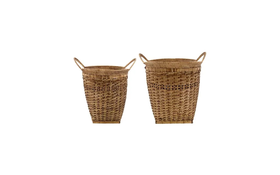 House Doctor Pura Storage Basket Set Of 2 Nature