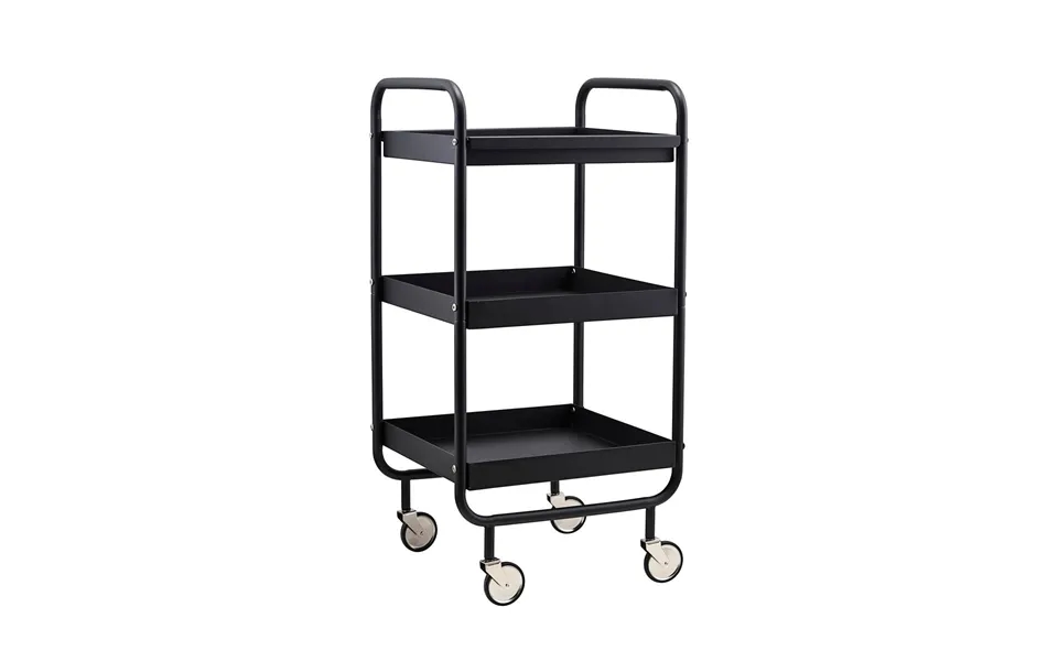 House Doctor Roll Trolley With Removable Tray Black