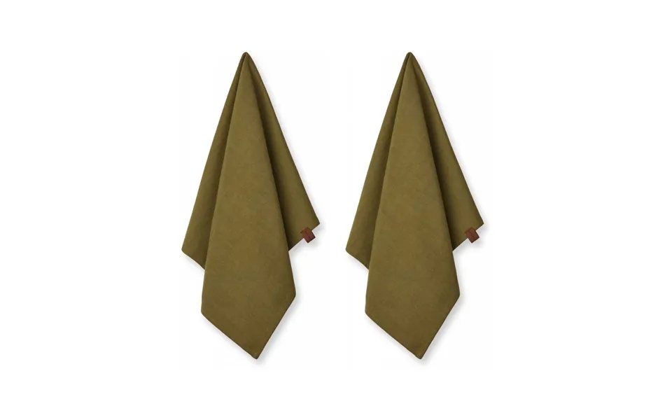 Humdakin Humdakin Organic Kitchen Towel 45x70 Cm 2-pack Fern