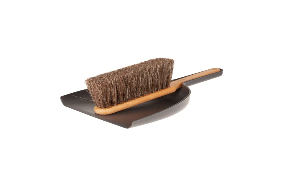 Iris Hantverk Iris Hantverk Dustpan & Brush Set Small Grafite Black