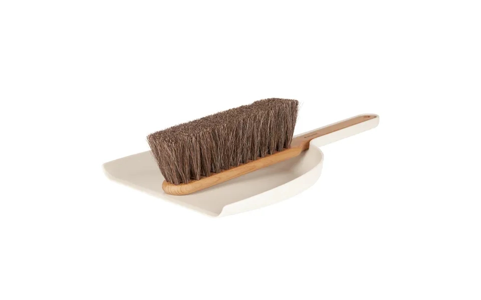 Iris Hantverk Iris Hantverk Dustpan & Brush Set Small White Chalk