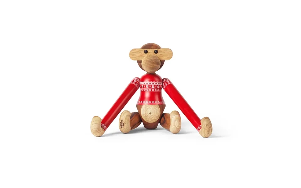 Kay Bojesen Denmark Kay Bojesen Monkey Small Christmas Jumper 2024 Teak-limba