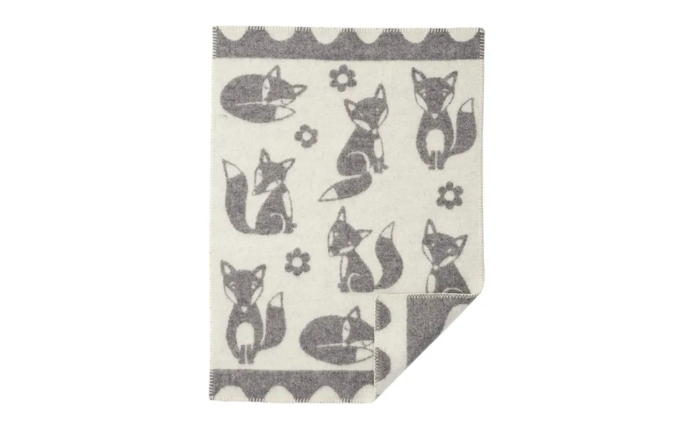 Klippan Yllefabrik Fox Children's Blanket Grey