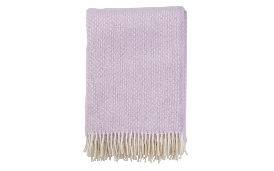 Klippan Yllefabrik Preppy Throw Lilac