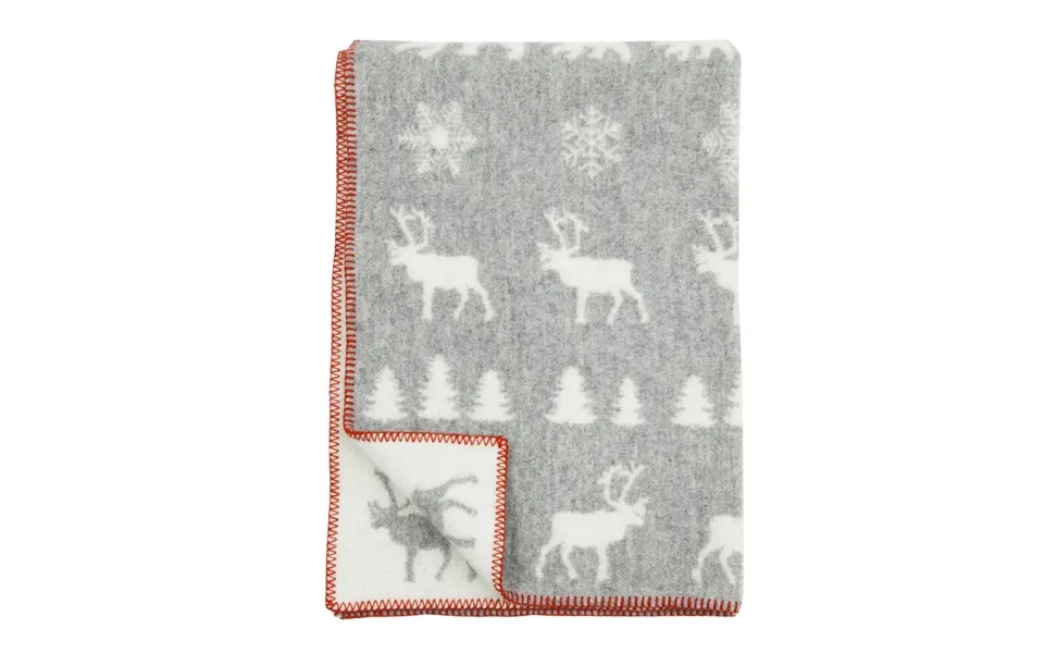 Klippan Yllefabrik Wilderness Childrens Blanket Grey