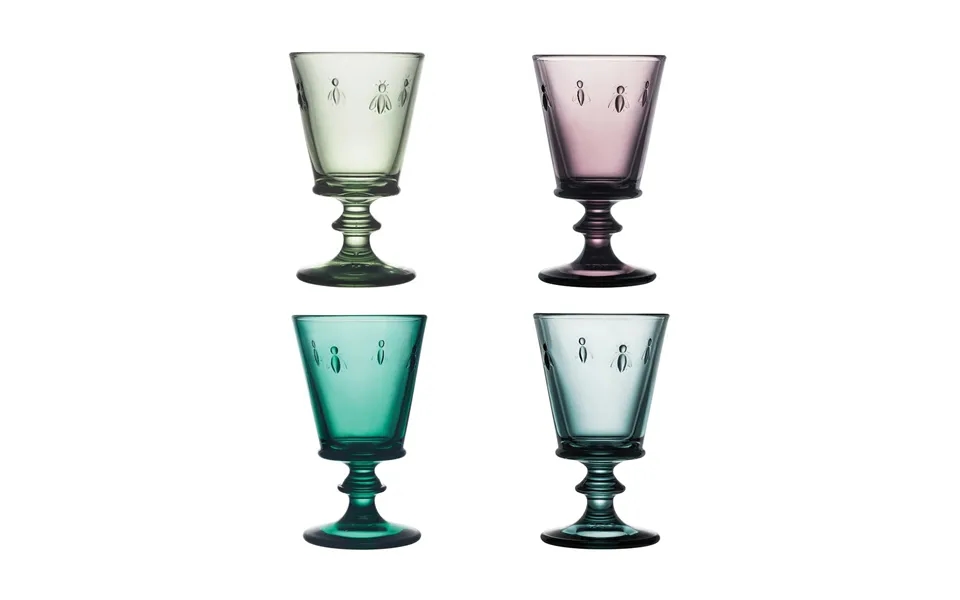 La Rochère Abeille Wine Glass 24 Cl 4 Pieces Multi