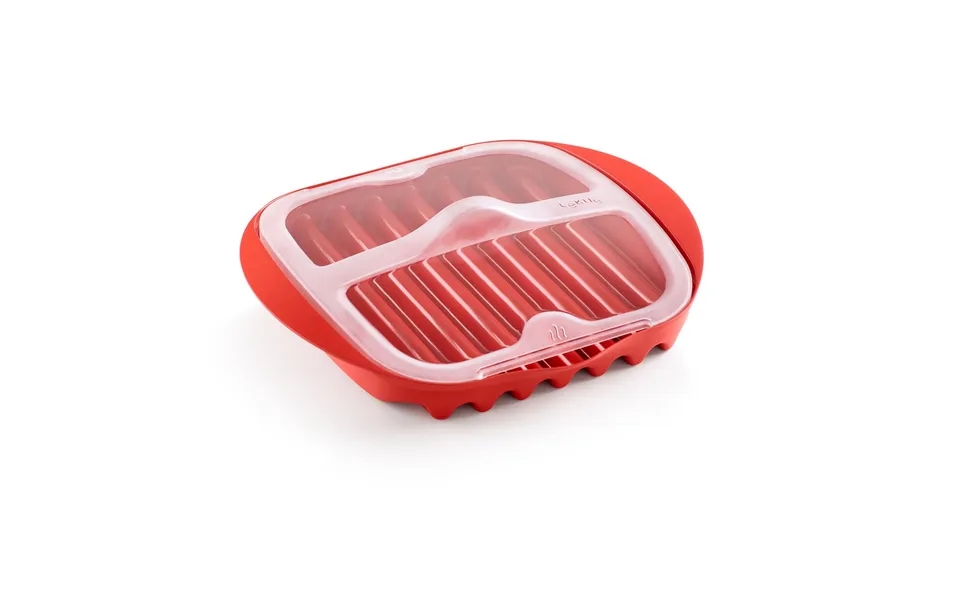 Lékué Lékué Bacon Mold For Microwave Red