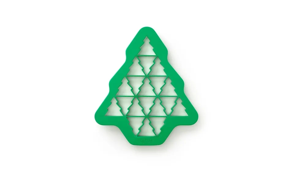 Lékué Lékué Cookie Cutter Christmas Tree Puzzle 23.5x27 Cm Green