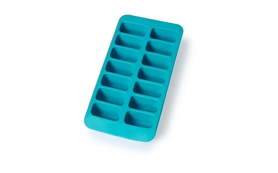 Lékué Lékué Rectangular Ice Cube Tray With Lid Turquoise