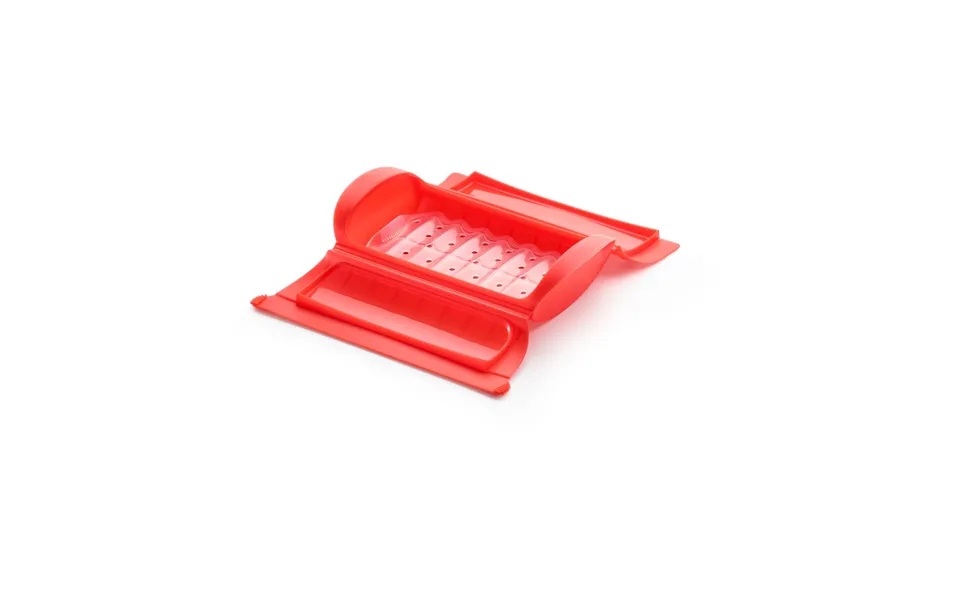 Lékué Lékué Steam Cooker Micro Tray 1-2 Servings. Red