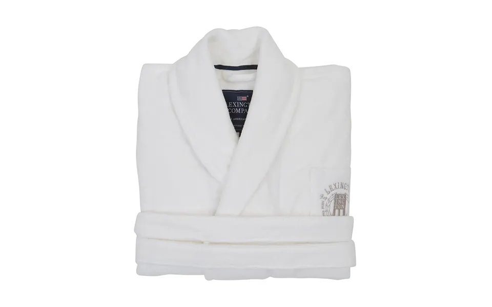 Lexington Hotel Velour Bathrobe S White