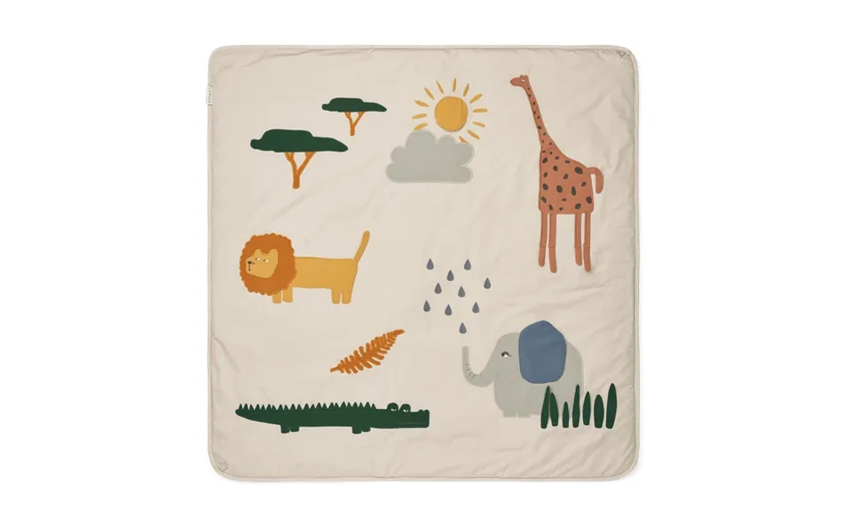 Liewood Glenn Blanket 110x110 Cm Safari Sandy Mix